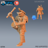 Warthog Folk Tribe Bard - The Printable Dragon