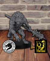 Werewolf Lupo 3D-printed model