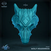 Wolf Headdress 3D-printed model