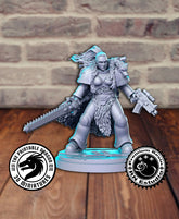 Wolf 3D-printed model