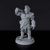 Half-Orc Male Barbarian 3D-printed model