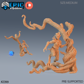Wood Dryad 3D-printed model
