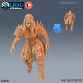 Zombie Knight Female 3D-printed model