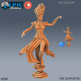 Wind Genasi 3D-printed model
