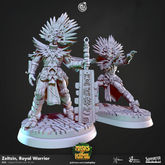 Zeltzin, Royal Warrior 3D-printed model