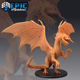 Young Black Dragon 3D-printed model