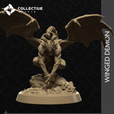 Winged Demon 3D-printed model