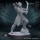 Worldling Warrior 3D-printed model