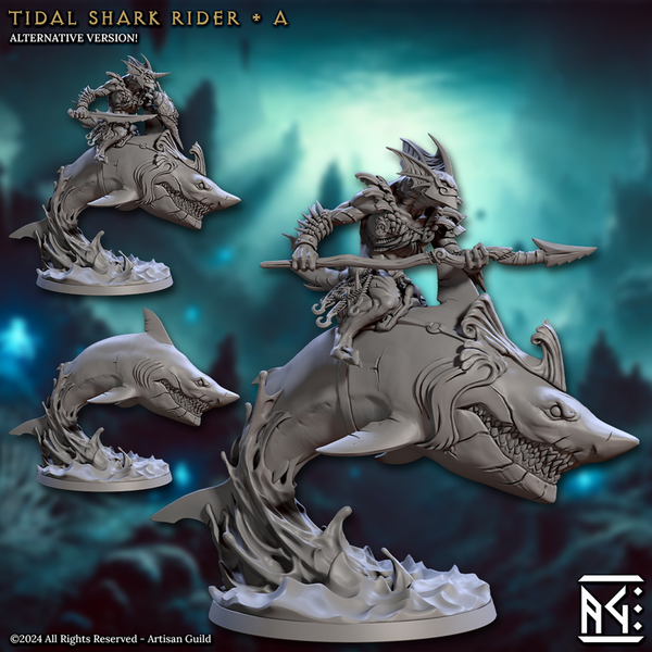 Tidal Shark Riders 3D-printed model