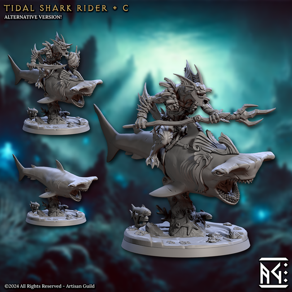 Tidal Shark Riders 3D-printed model