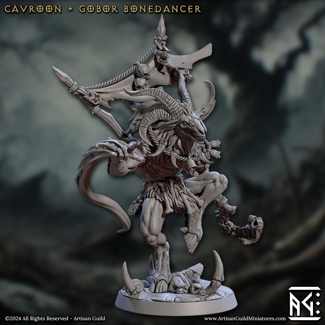Cavroon Gobor Bonedancer 3D-printed model