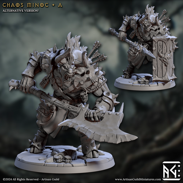 Chaos Minocs 3D-printed model