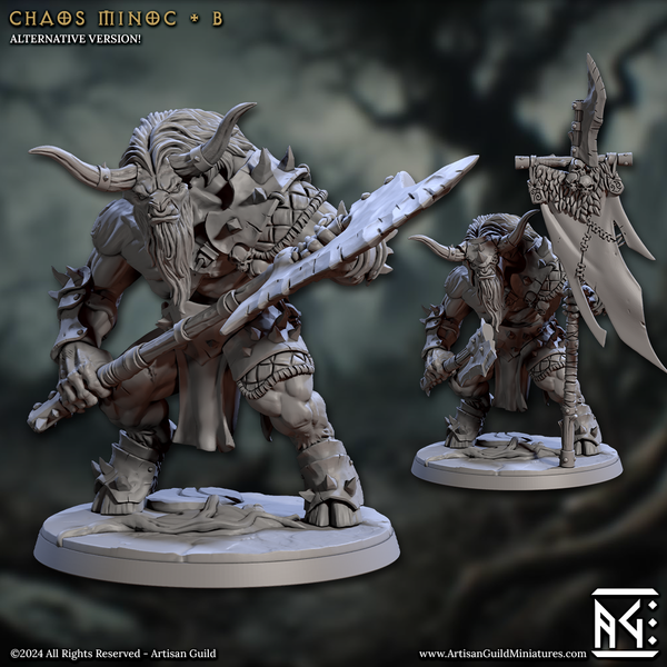 Chaos Minocs 3D-printed model