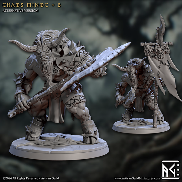 Chaos Minocs 3D-printed model