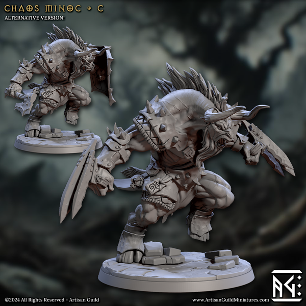 Chaos Minocs 3D-printed model