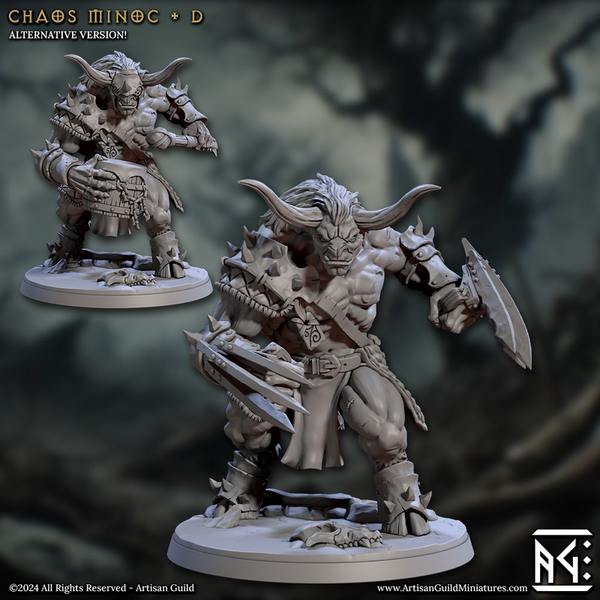 Chaos Minocs 3D-printed model