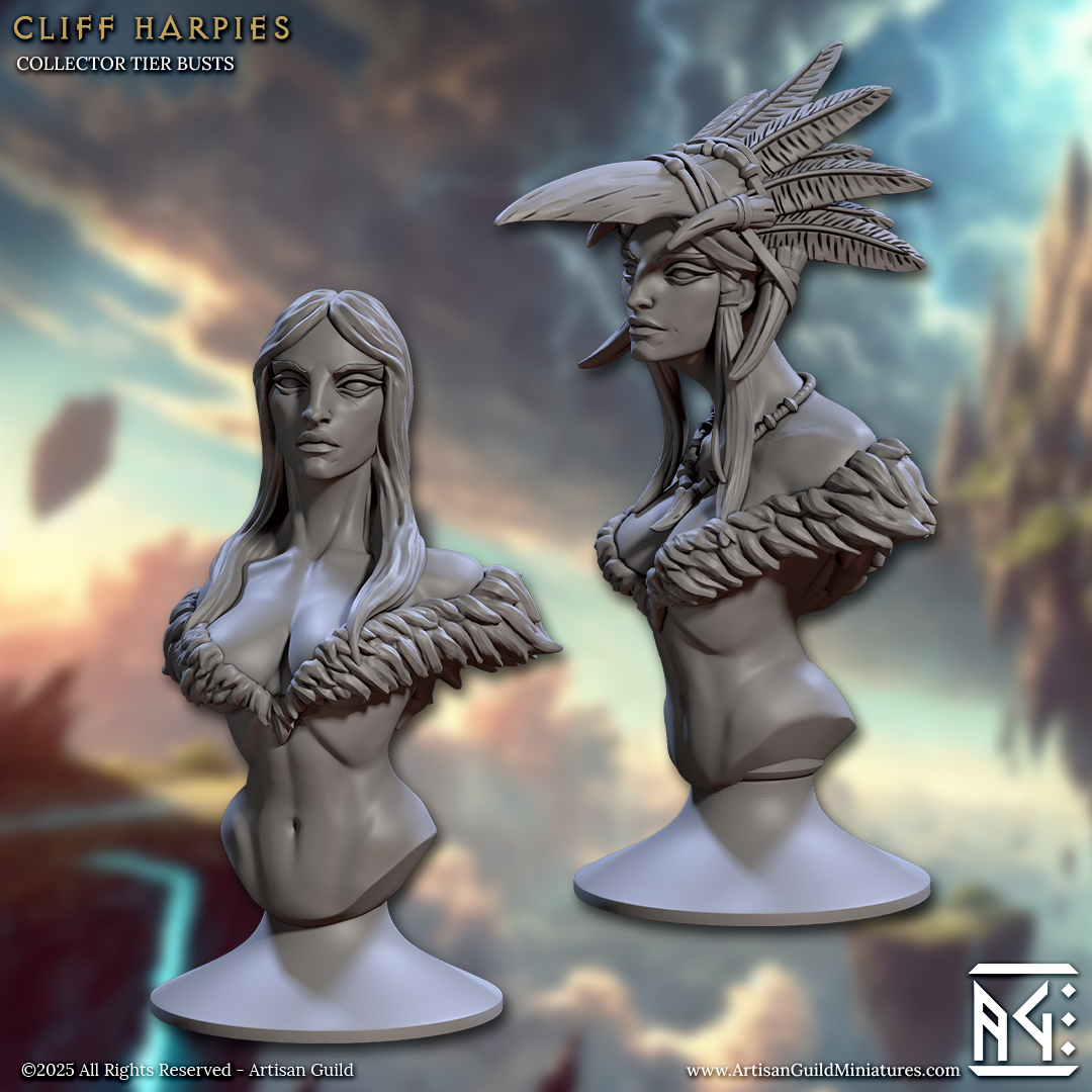 Cliff Harpies Bust