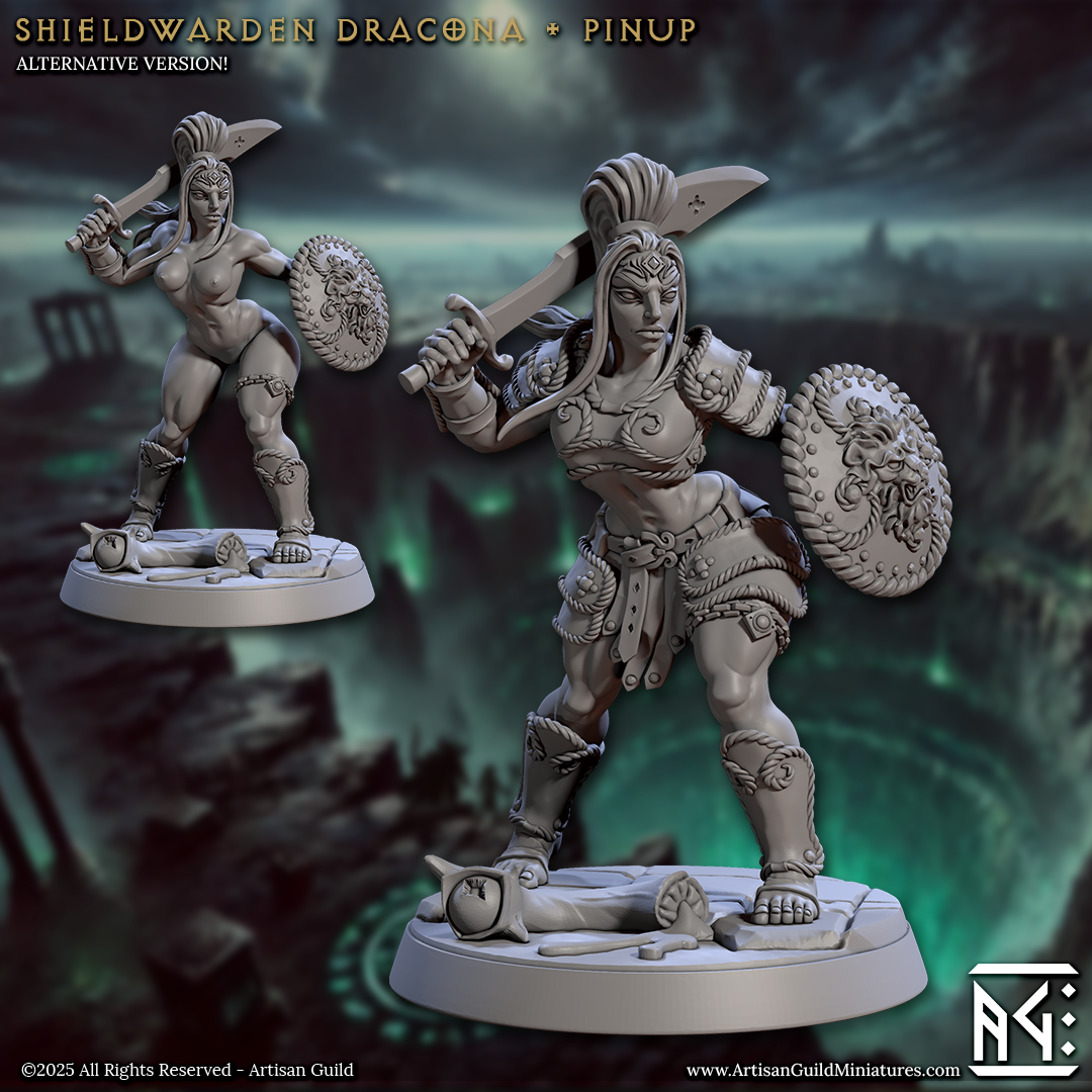 Shieldwarden Dracona 3D-printed model