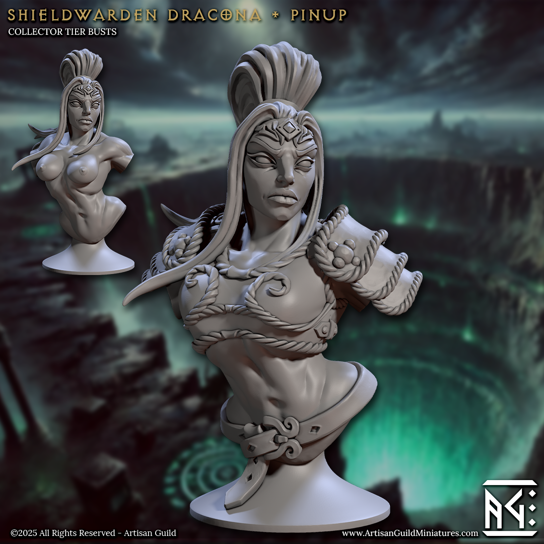 Shieldwarden Dracona 3D-printed model