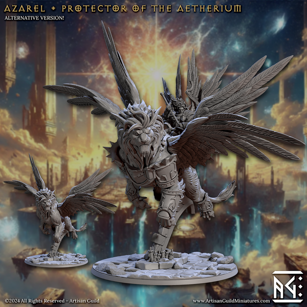 Azarel - Protector of the Aetherium 3D-printed model