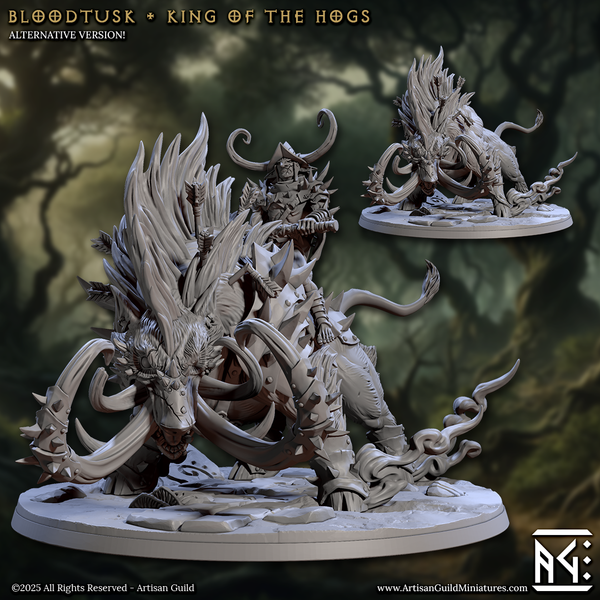 Bloodtusk, King of the Hogs 3D-printed model