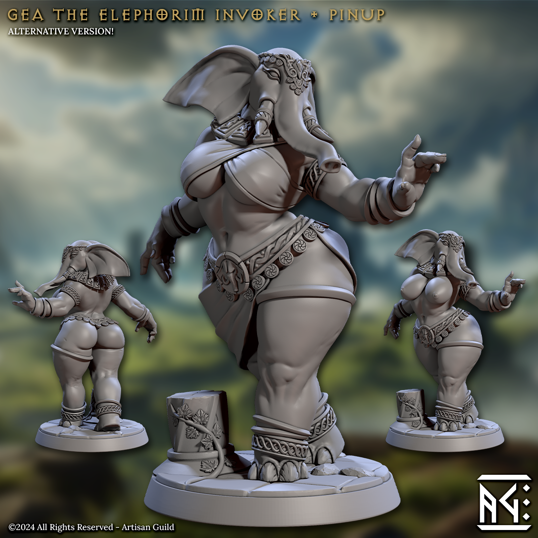 Gea Elephorim Invoker 3D-printed model
