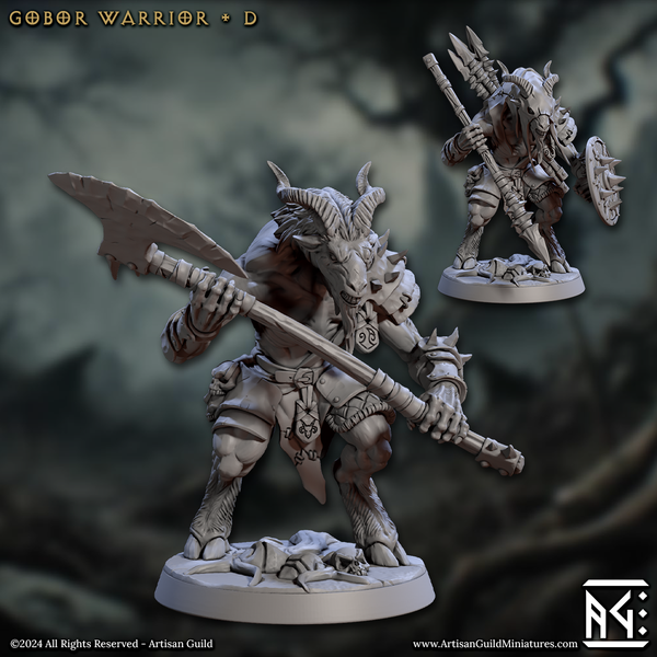 Gobor Warriors 3D-printed model