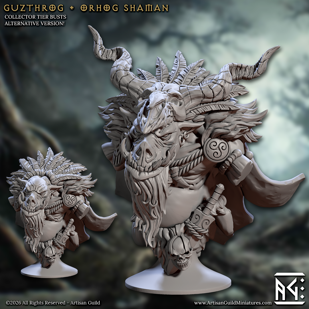 Guzthrog Orhog Shaman Bust