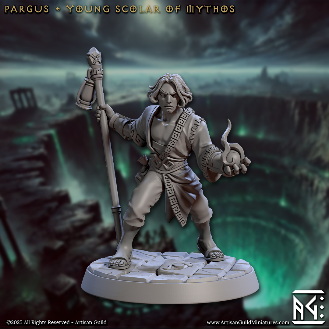 Pargus Young Scolar Of Mythos 3D-printed model