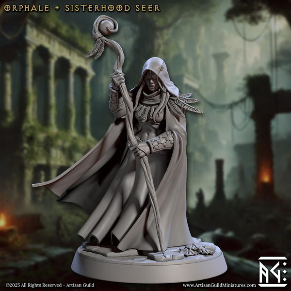 Orphale, Sisterhood Seer 3D-printed model