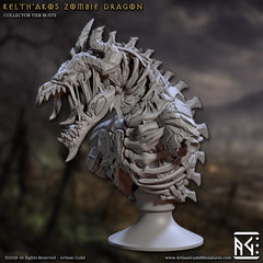 Kelth'Akos Zombie Dragon Bust