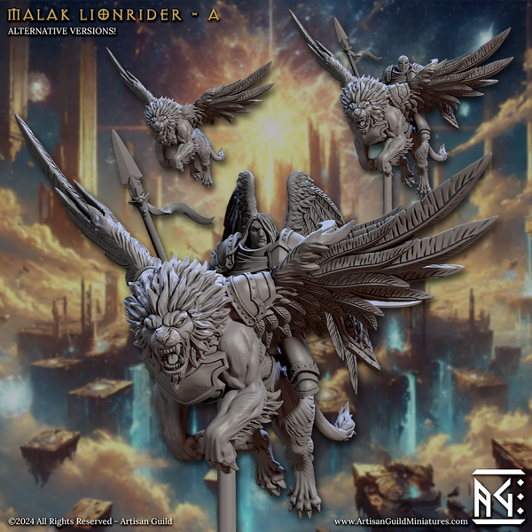Malak Lionrider 3D-printed model