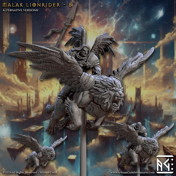 Malak Lionrider 3D-printed model