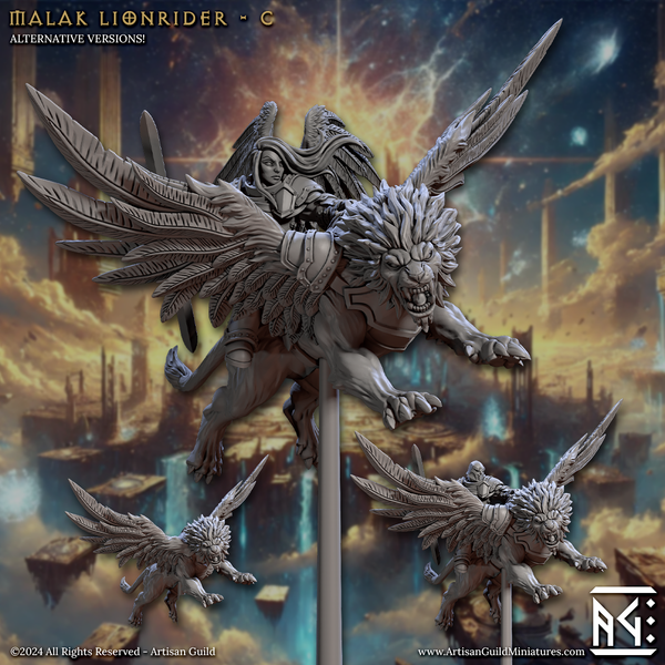 Malak Lionrider 3D-printed model