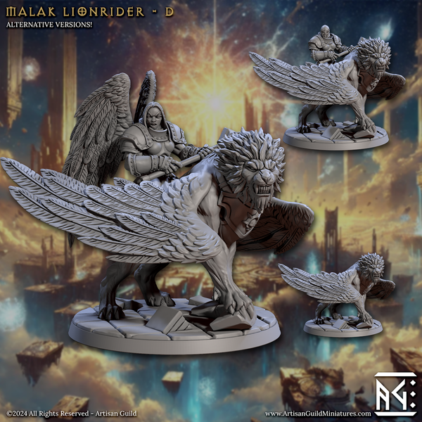 Malak Lionrider 3D-printed model