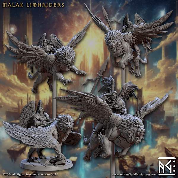 Malak Lionrider 3D-printed model