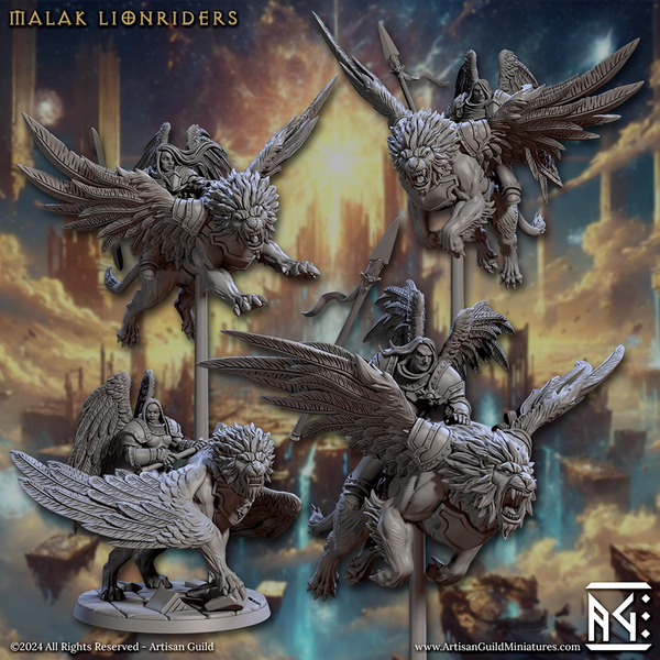 Malak Lionrider 3D-printed model