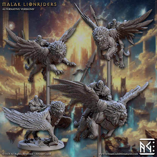 Malak Lionrider 3D-printed model