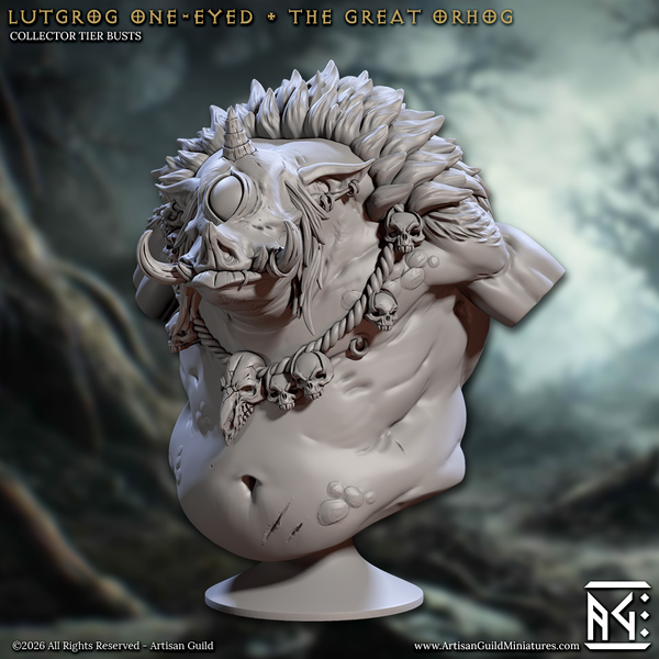 Lutgrog One-Eyed Bust