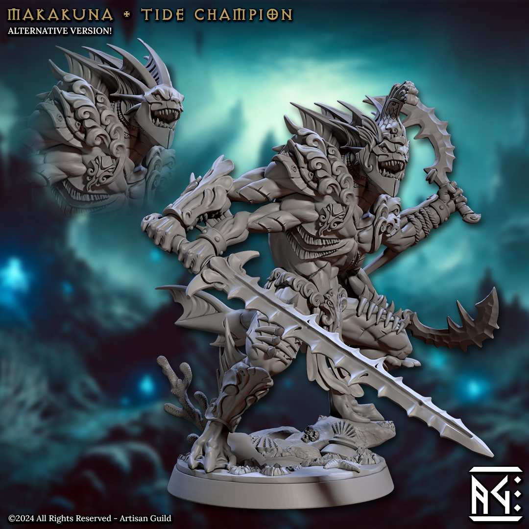 Makakuna Tide Champon 3D-printed model