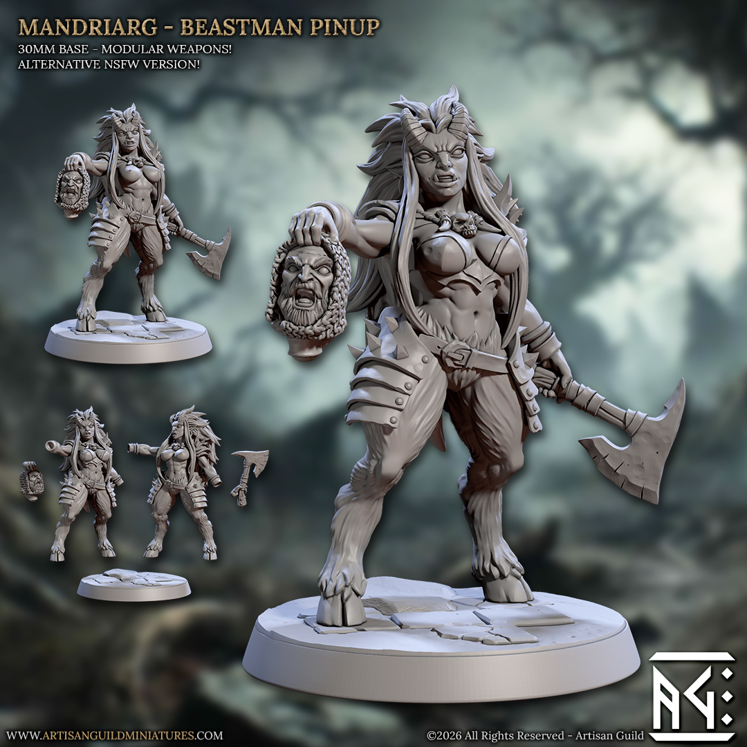 Mandriarg, Beastmen Pinup