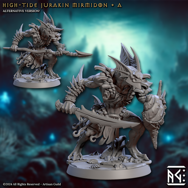 High-Tide Jurakin Mirmidon 3D-printed model