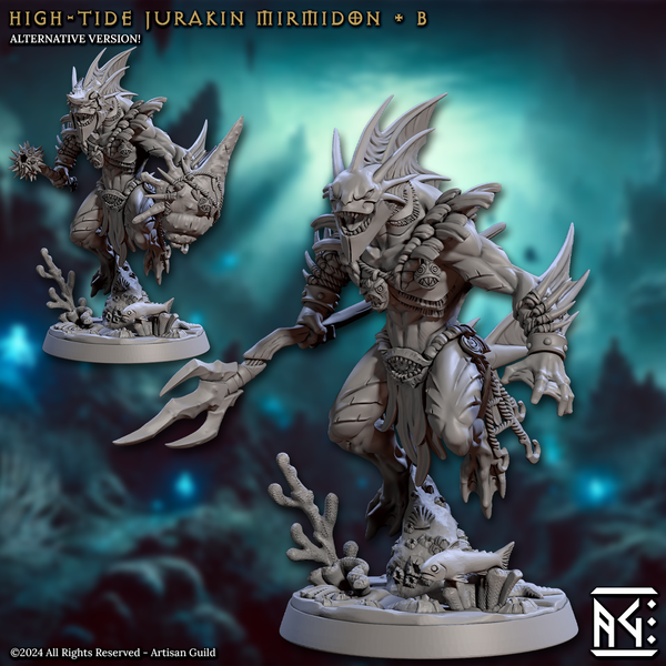 High-Tide Jurakin Mirmidon 3D-printed model
