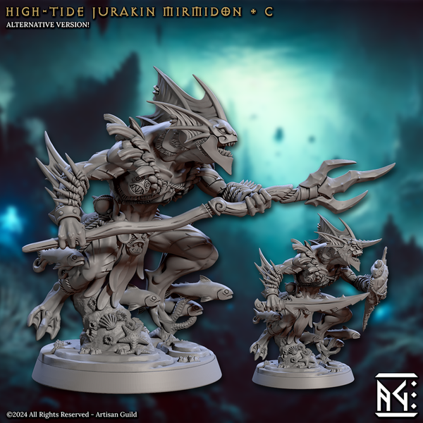 High-Tide Jurakin Mirmidon 3D-printed model
