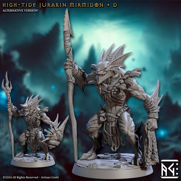 High-Tide Jurakin Mirmidon 3D-printed model