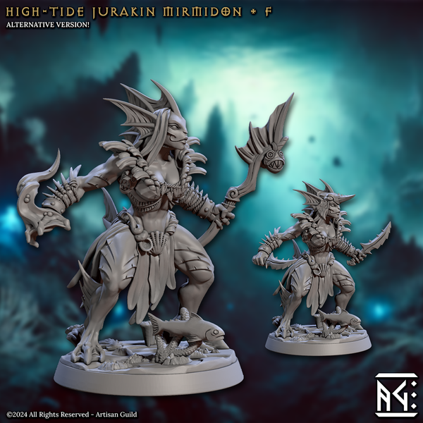 High-Tide Jurakin Mirmidon 3D-printed model