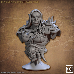 Blackcrag Mountain Orc Bust