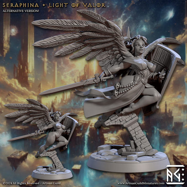 Seraphina - Light of Valor 3D-printed model