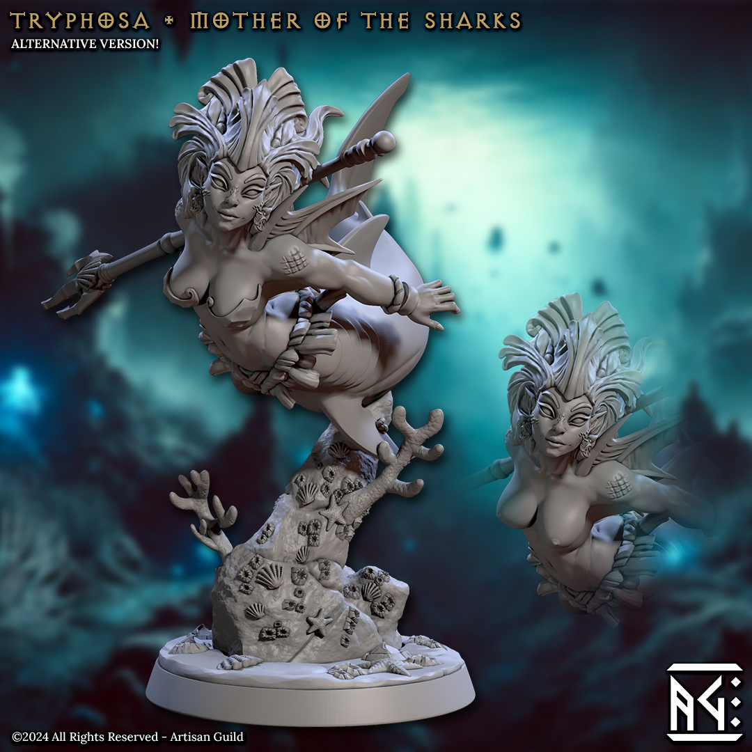 Tryphosa Mother Of The Sharks 3D-printed model