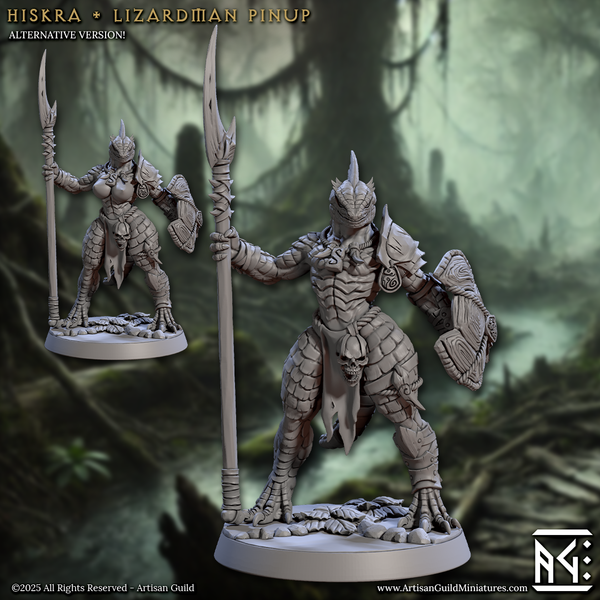 Hiskra Lizardman Pinup